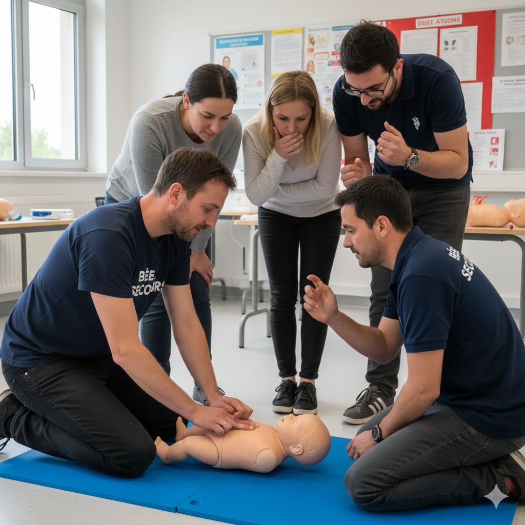 Cours privé Bébé Secours